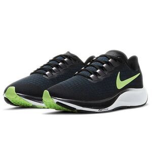 NEW NIKE Air Zoom Pegasus 37 Black Green Eggplant trim 9.5 US 41 EUR
